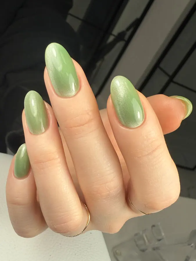 Hard gel cat eye by Aia