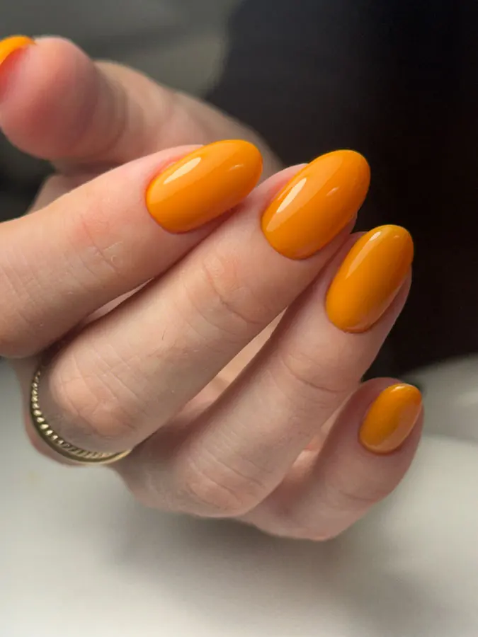 Russian hard gel manicure by Alina