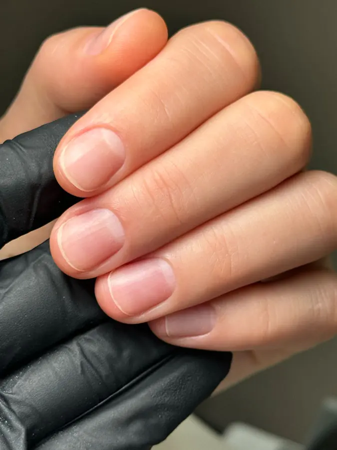 Russian no polish manicure by Alina