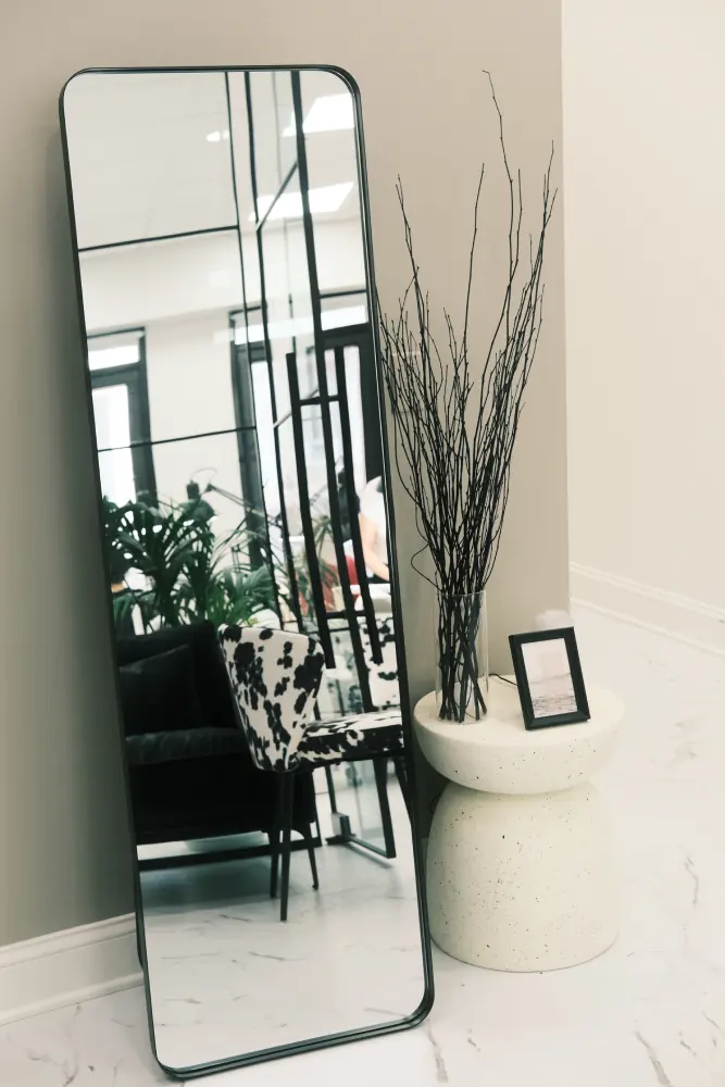Beauty specialists inside Darlings Beauty Lab salon in New York City