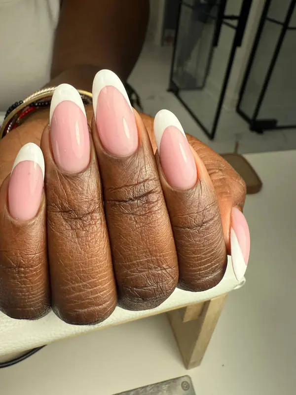 Hard gel French by Darya