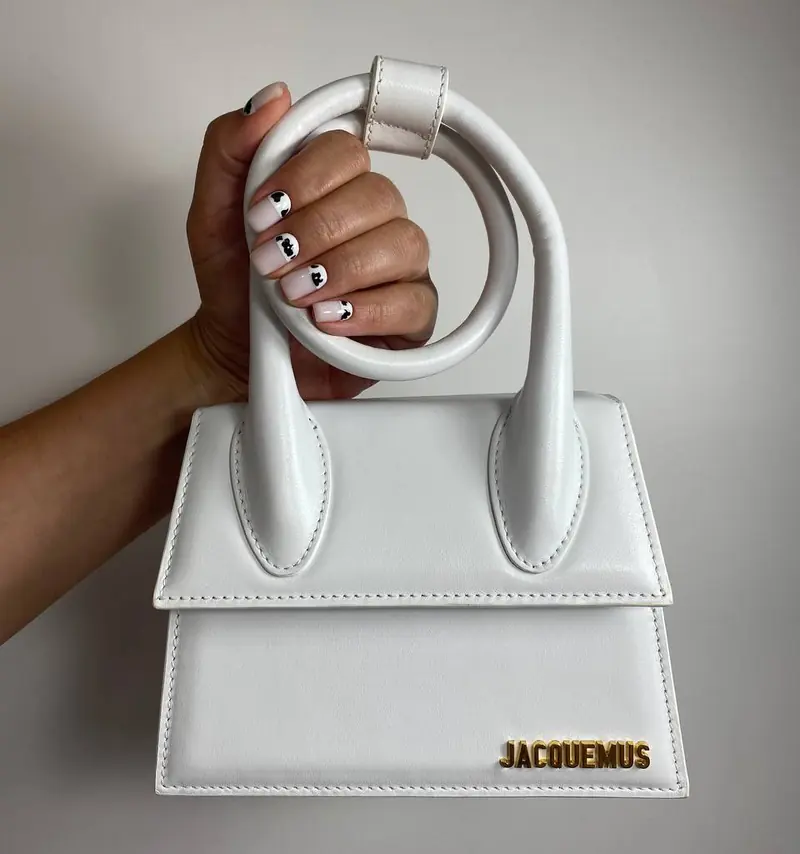 Sample natural manicure shown as a placeholder for Julia's portfolio