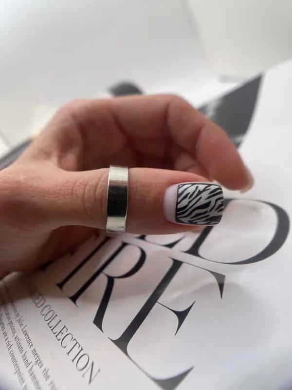 Clean cuticle work after Russian manicure at Darlings Beauty Lab in Manhattan