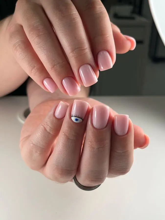 Russian gel manicure by Olha