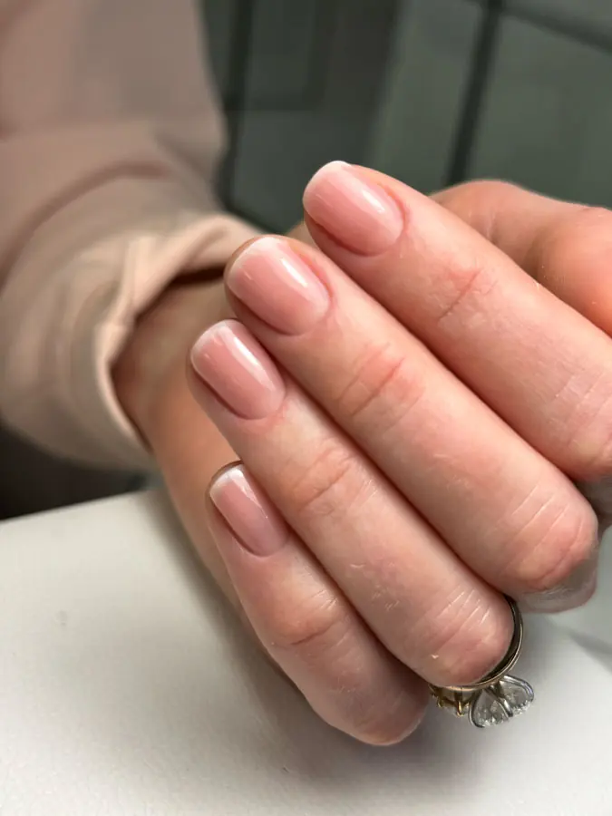 Ombre gel manicure by Olha