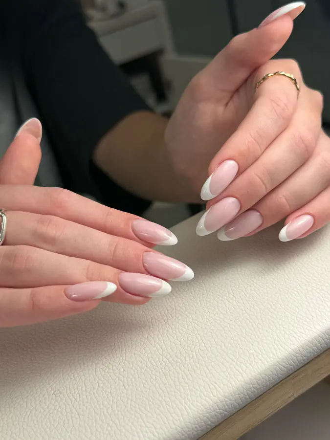Russian hard gel manicure by Olha