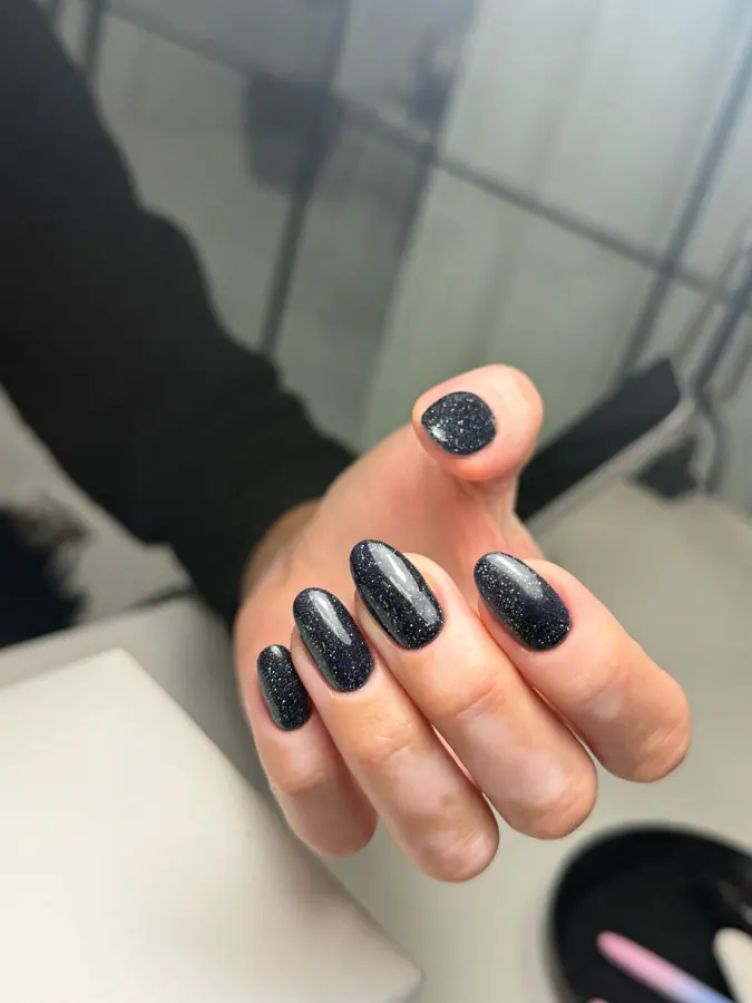 Russian hard gel manicure by Olha