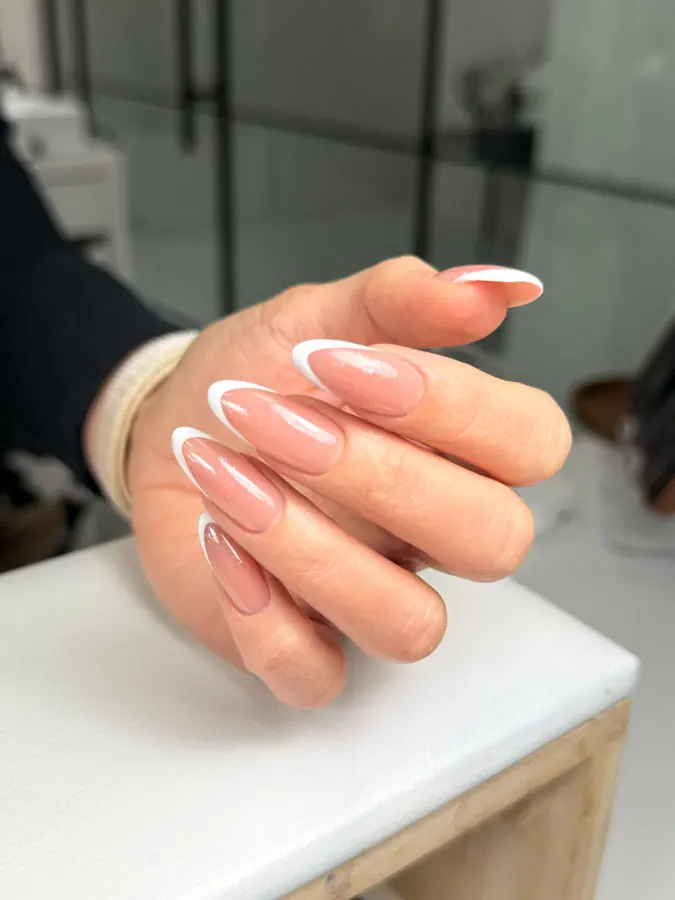French nail extensions by Olha