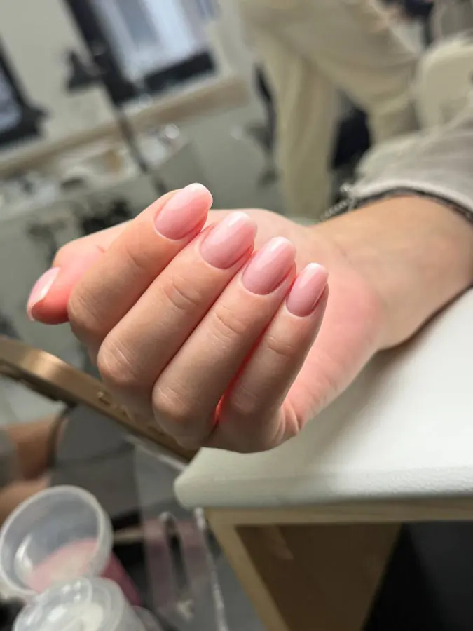 Russian hard gel manicure by Julia