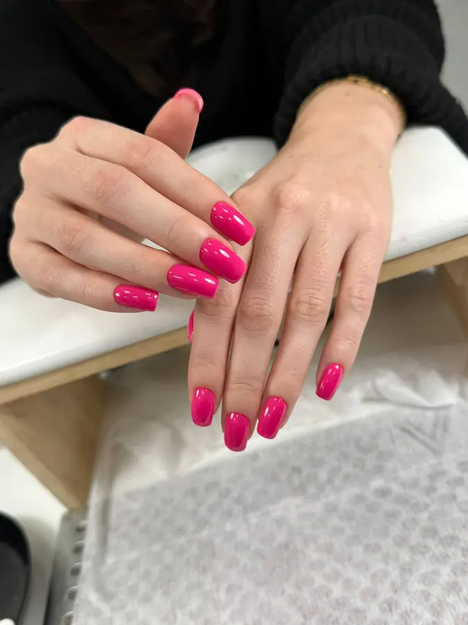 Russian hard gel manicure by Julia