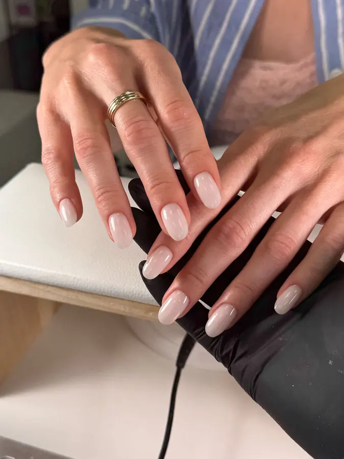 Russian hard gel manicure by Julia