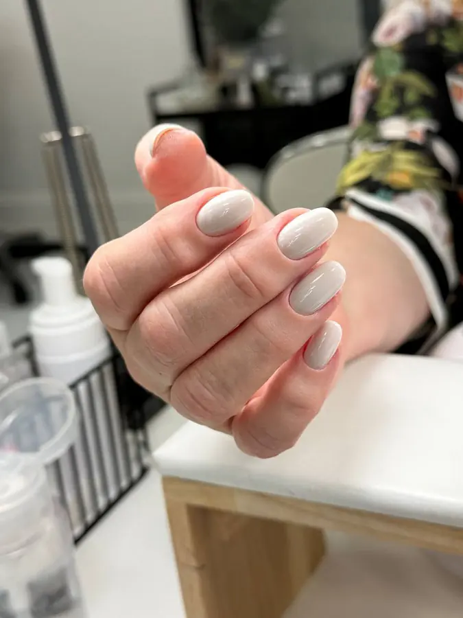Russian hard gel manicure by Julia