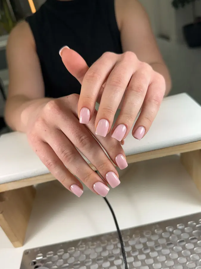 Russian hard gel manicure by Julia